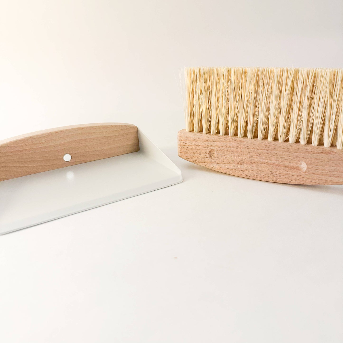 Plastic Free Natural Sisal Bristles Broom & Dust Pan