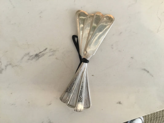 Silver Plated Butter Knives - Set of 5