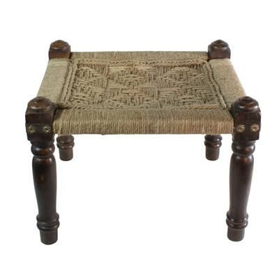 Adair Woven Jute Stool
