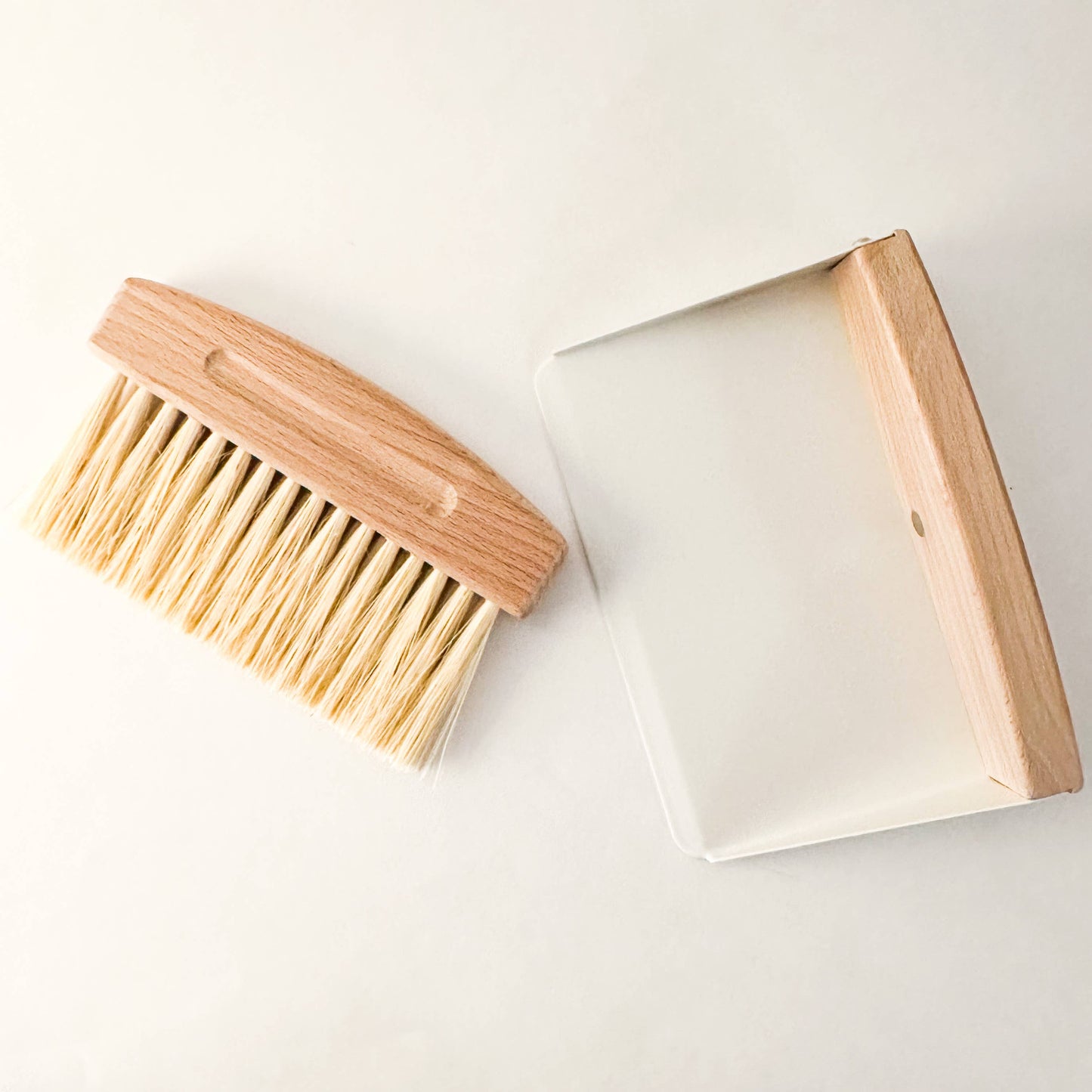 Plastic Free Natural Sisal Bristles Broom & Dust Pan