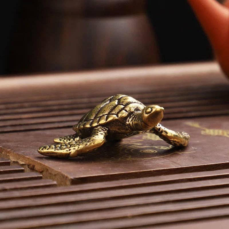 Small Brass Turtle