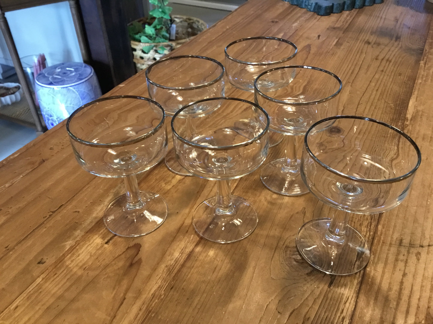 Vintage Coupe / Parfait Glasses S/6