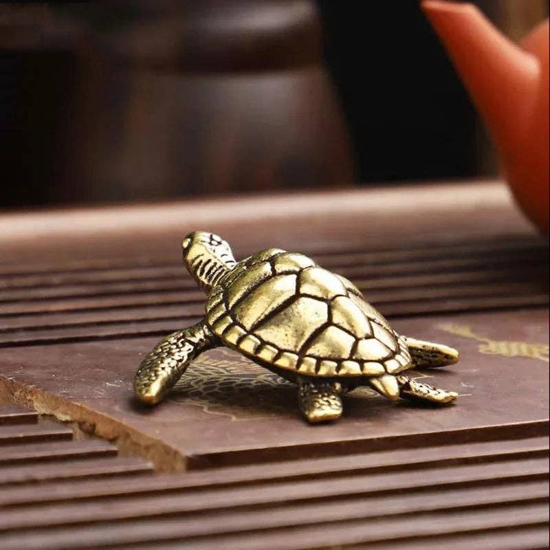 Small Brass Turtle