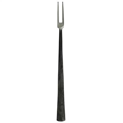 Aero Cocktail Fork, Stainless & Black Zinc - Lrg