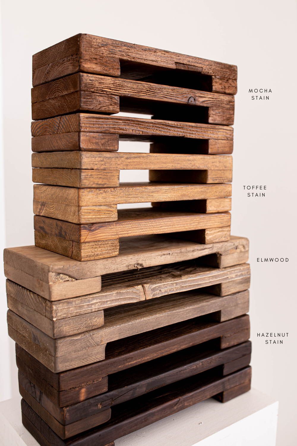Trivet Reclaim Wood Riser Toffee Stain Medium