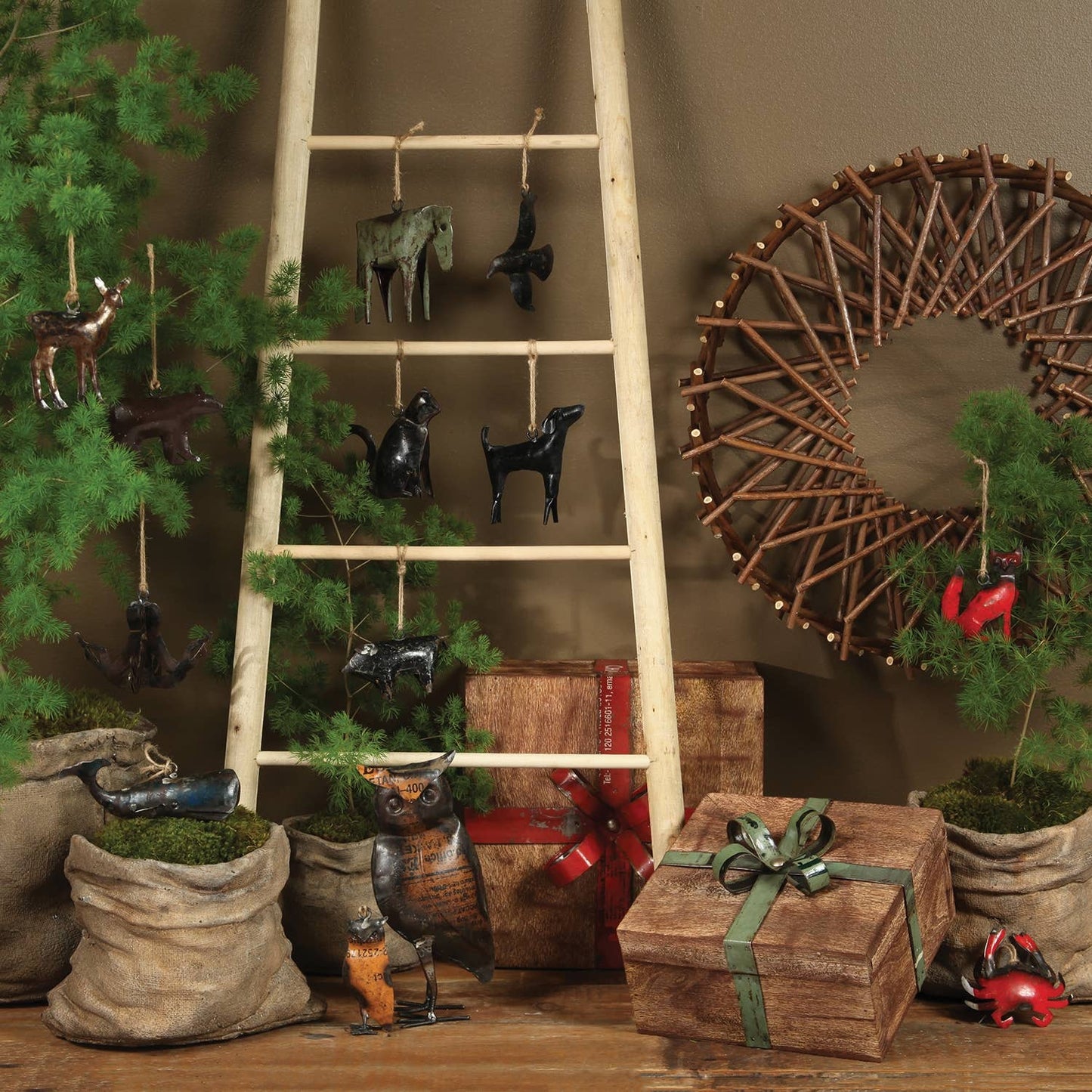 Decorative Wood Ladder - Natural.