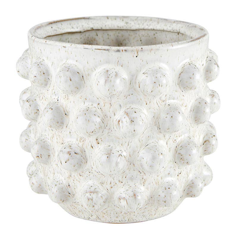 White Dot Pot - Large