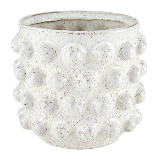 White Dot Pot - Large
