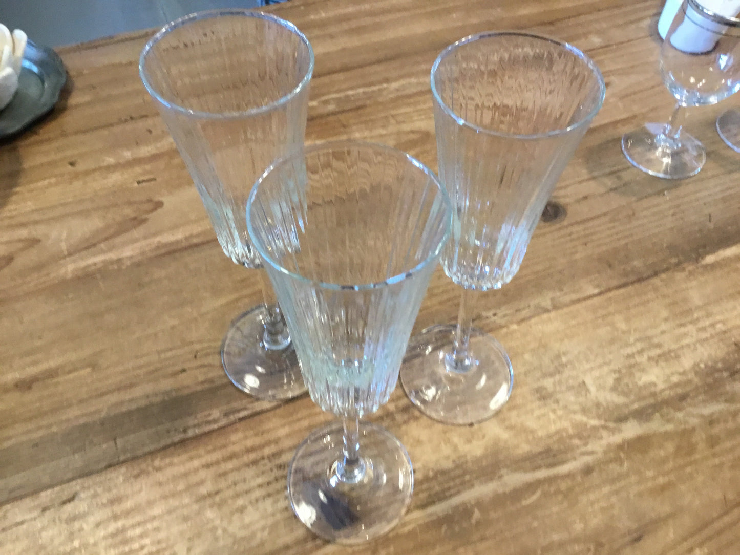 Vintage Fluted Champagne Glass
