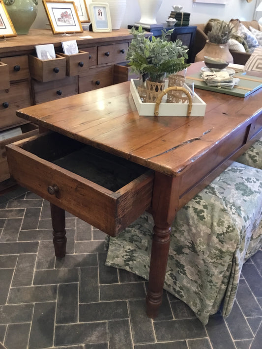 Antique French Console with Keeping Drawers