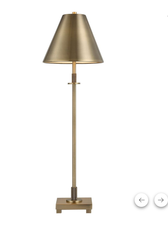 Tall Gold Table Lamp