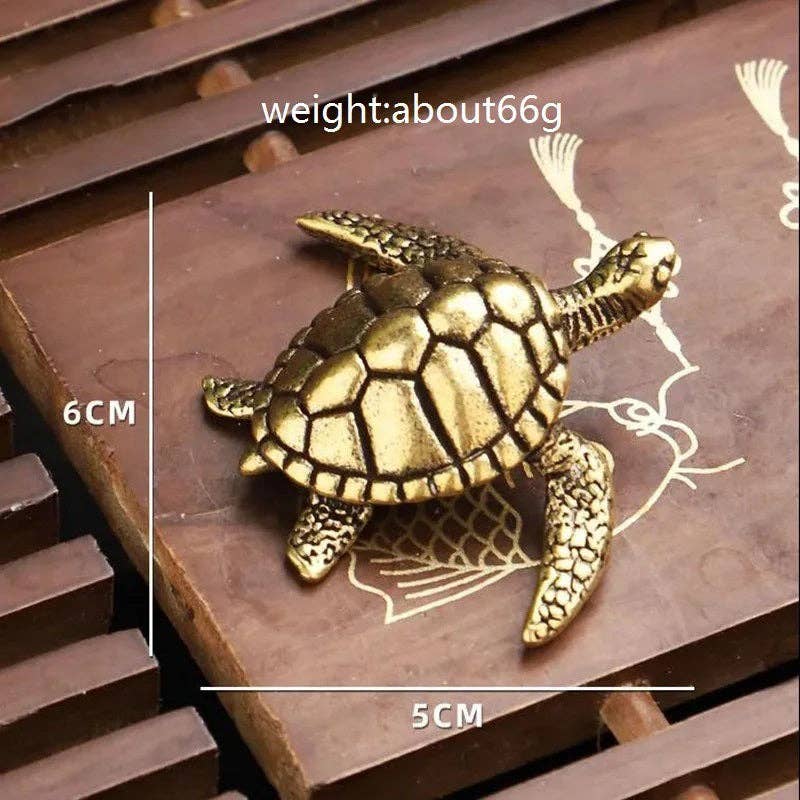 Small Brass Turtle