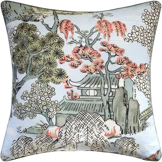 Asian Scenic Pillow