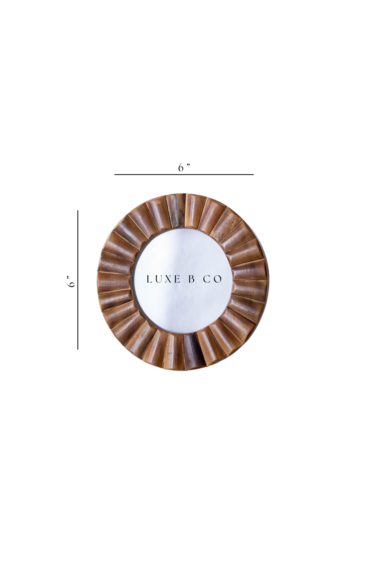 Cane Disc Photo Frame