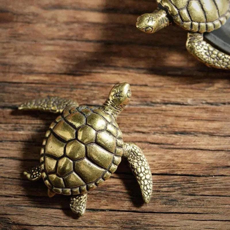 Small Brass Turtle