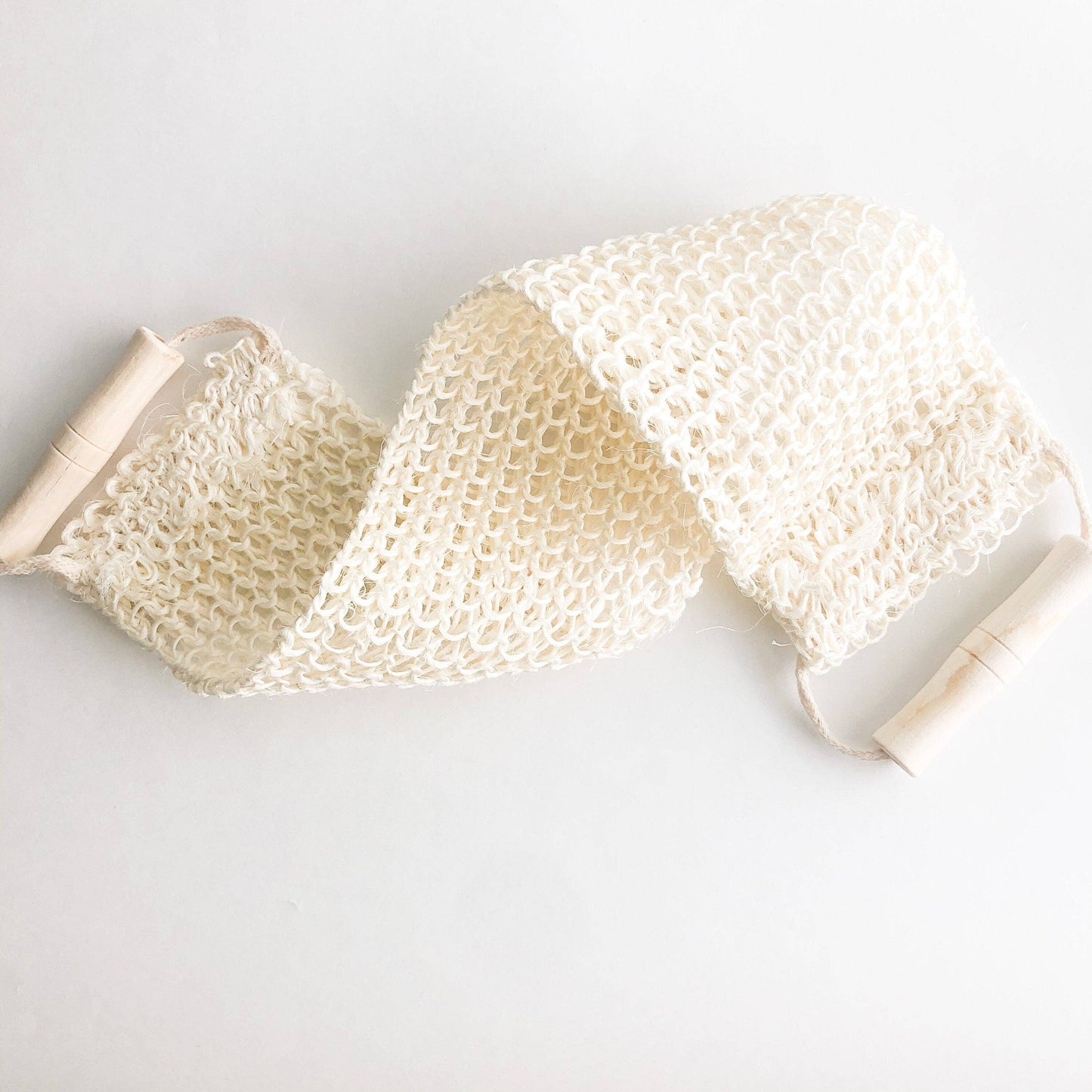 Natural Sisal Back & Body Scrubber - Organic Biodegradable