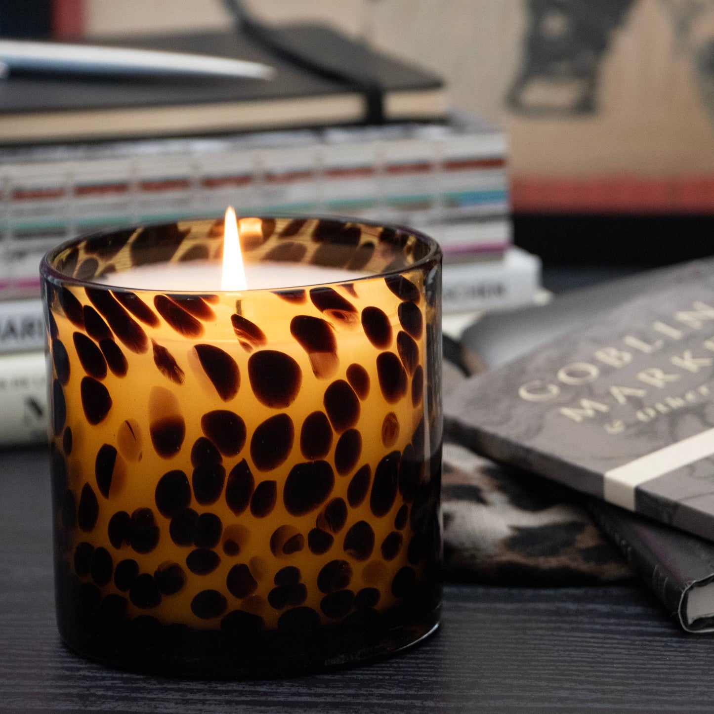 TESTER Fig & Aged Oak Amber Tortoise Soy Blend Candle