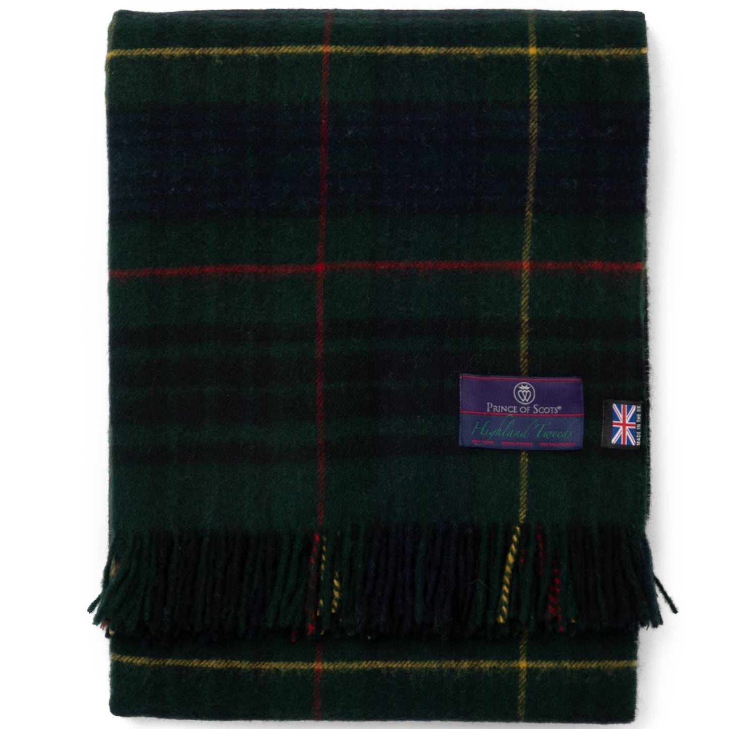 Highland Tweeds Shetland Lambswool Throw (Hunting Stewart)