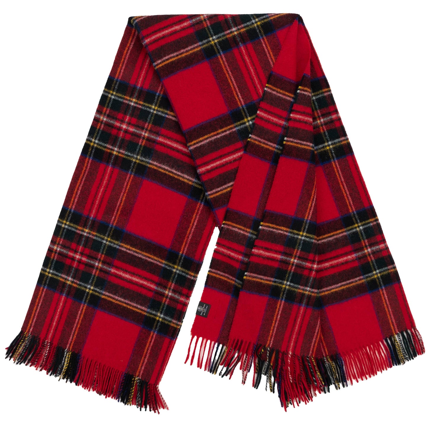 Highland Tweeds Shetland Lambs Wool Throw - Royal Stewart ~