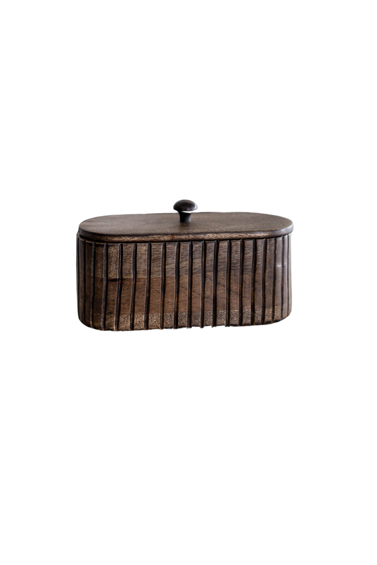 Fluted Mango Wood Box