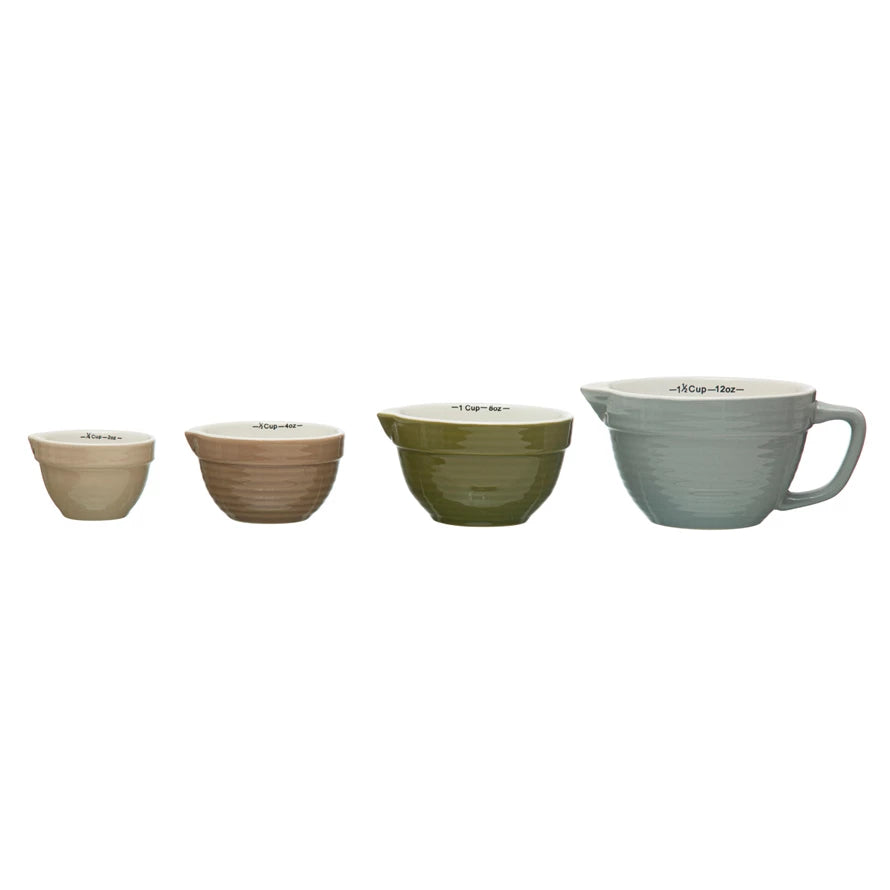 Stoneware Measuring Cup Set