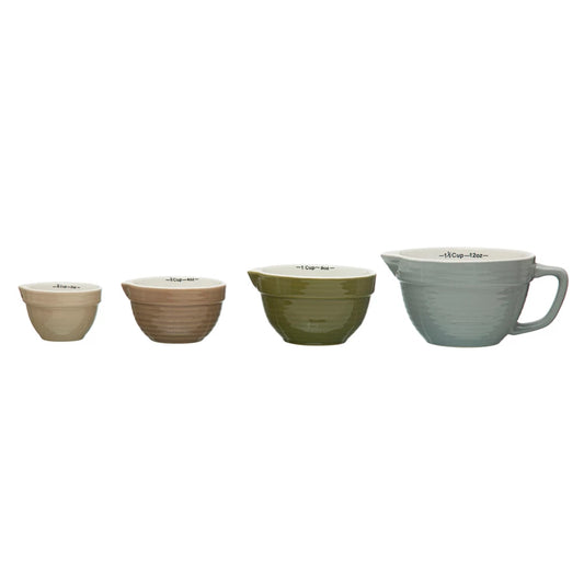 Stoneware Measuring Cup Set