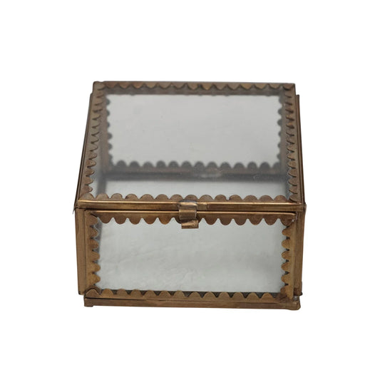 Brass & Glass Display Box