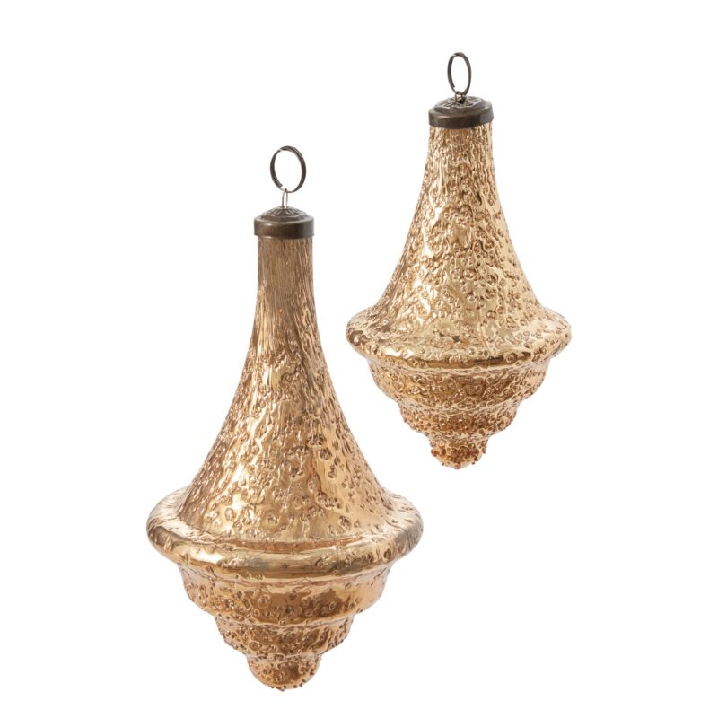 27 South Dimpled Finial Ornament
