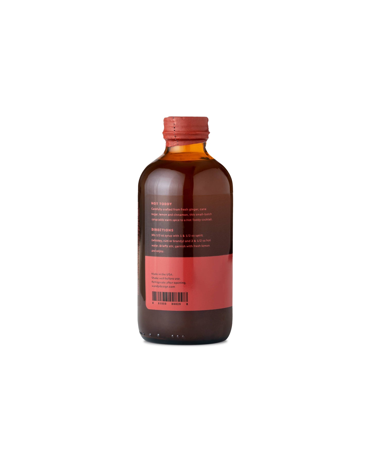 Craft Hot Toddy Cocktail Syrup Mixer 8oz
