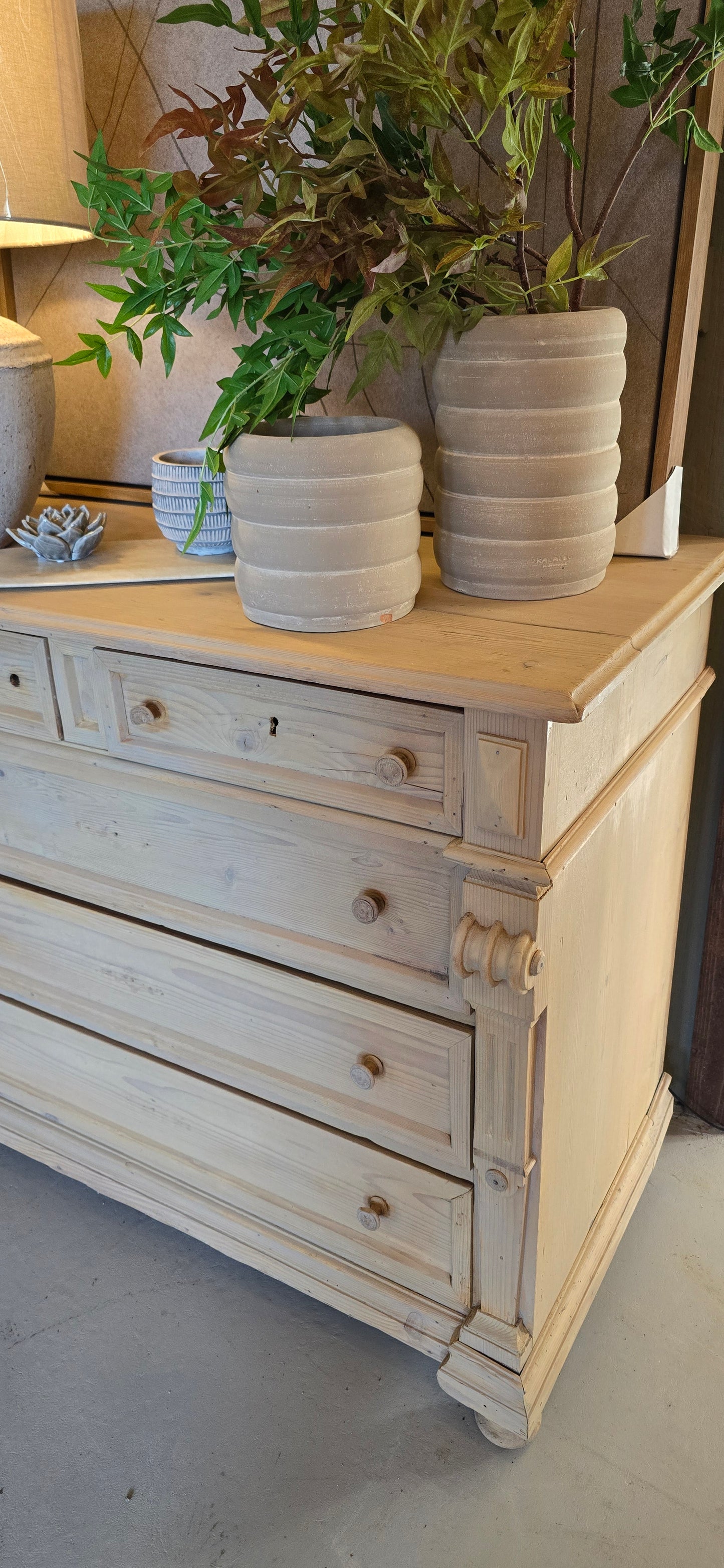 Antique European Chest of Drawers.