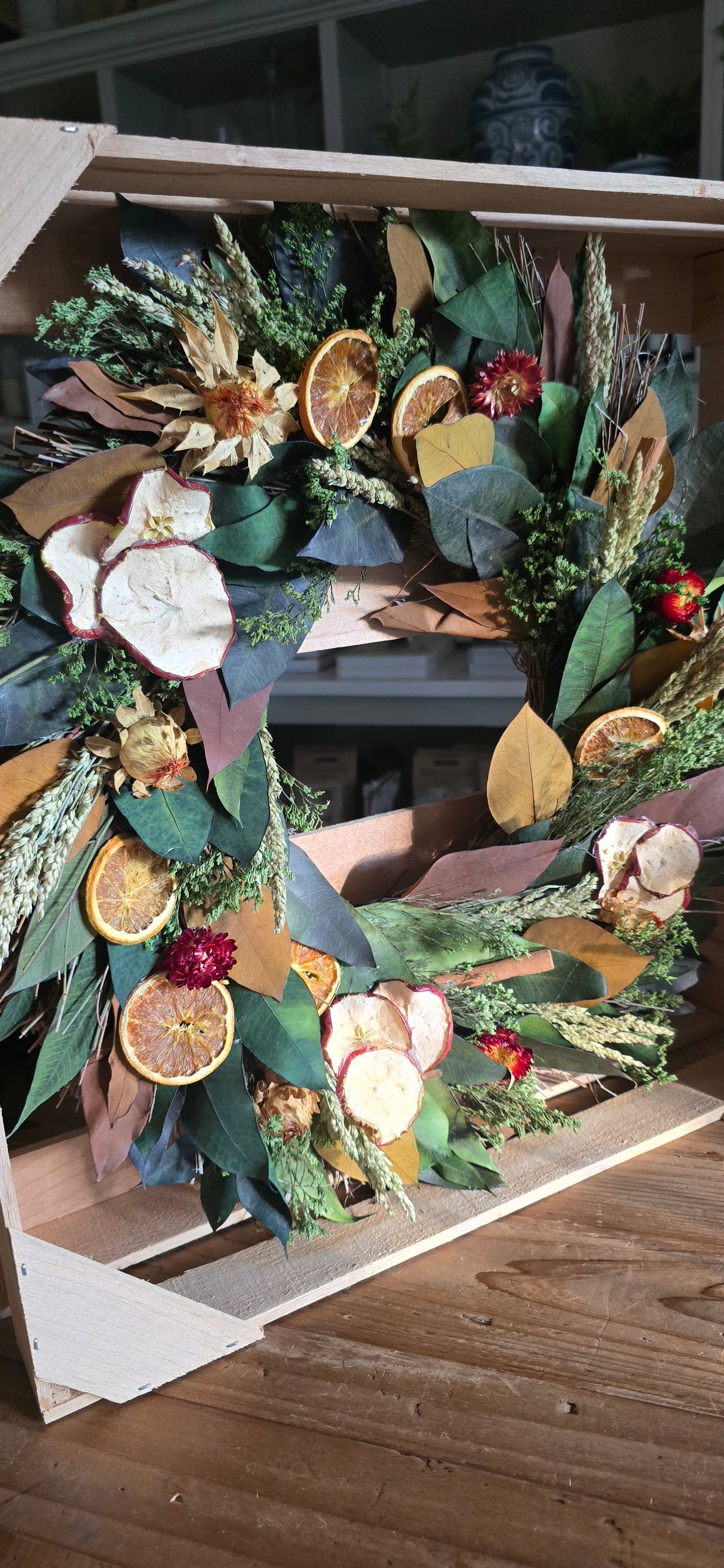 Harvest Fruit Rustic Wreath