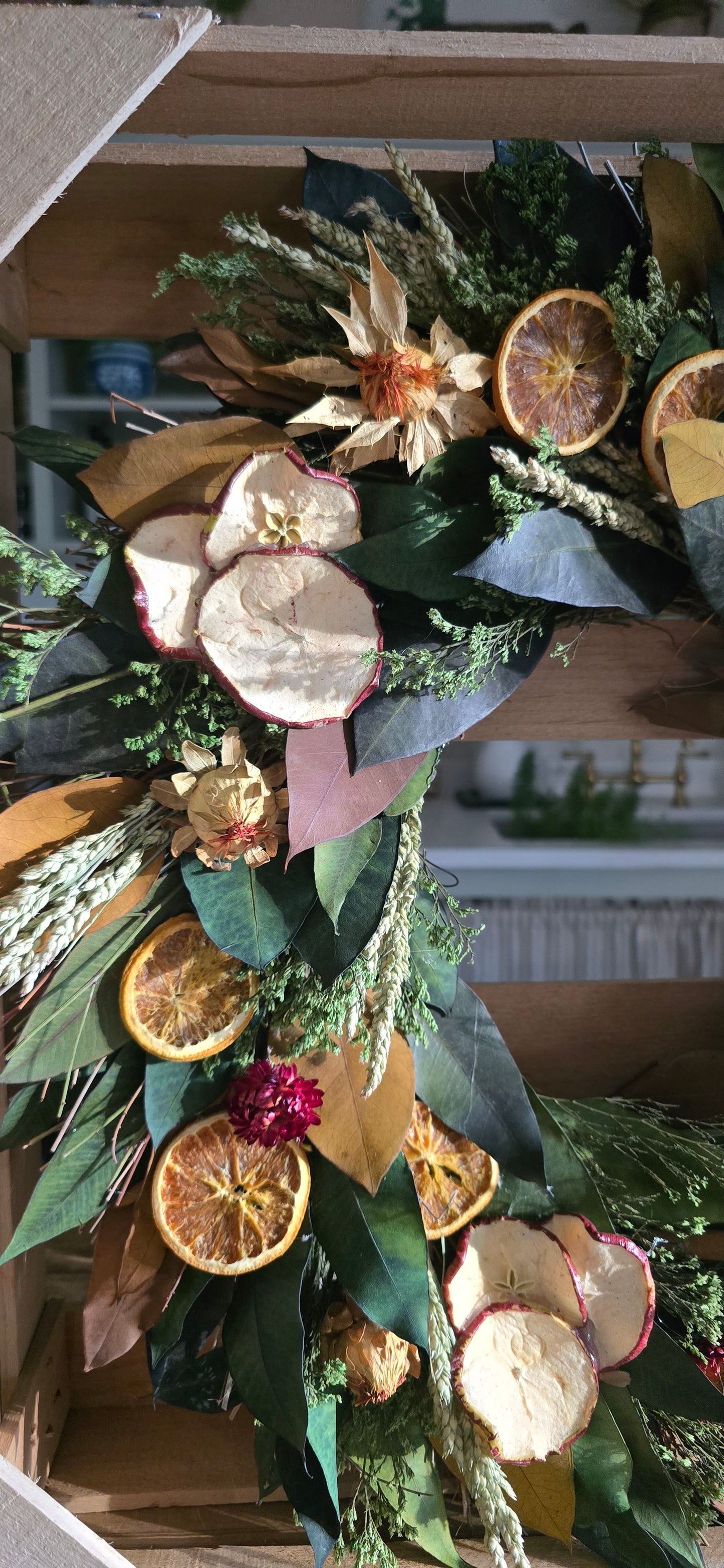 Harvest Fruit Rustic Wreath