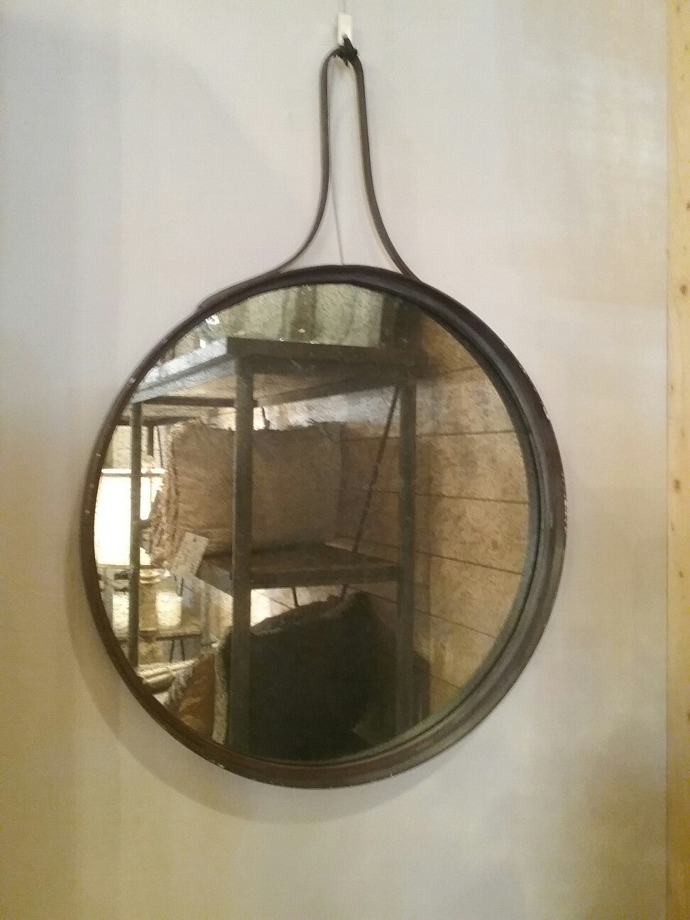 Round Antique Mirror