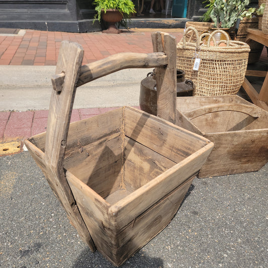 Antique Wood Bucket