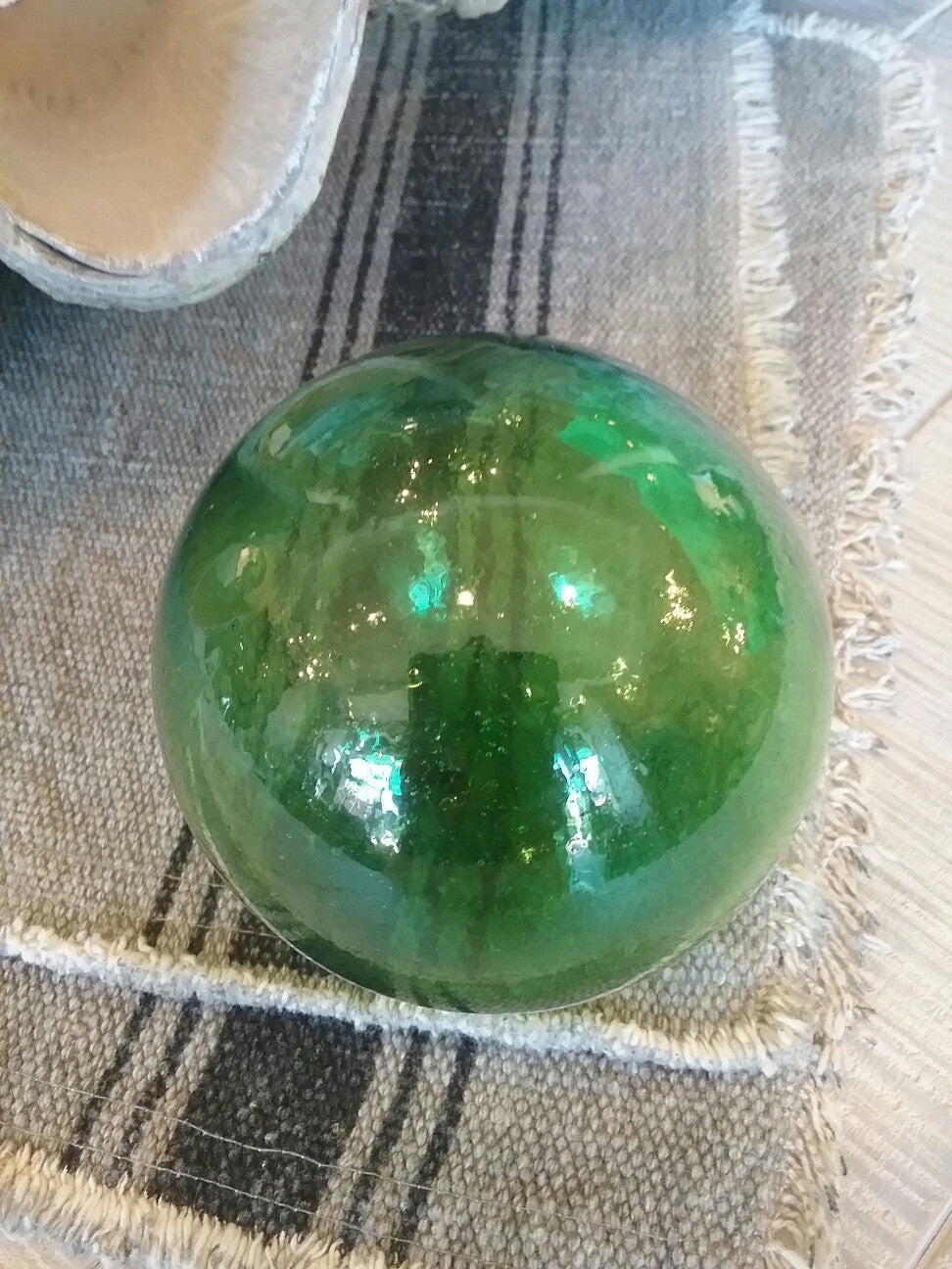Green Glass Ball