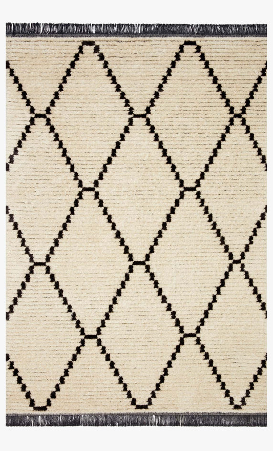 Alice Rug Collection - CJ Cream/Charcoal (04)