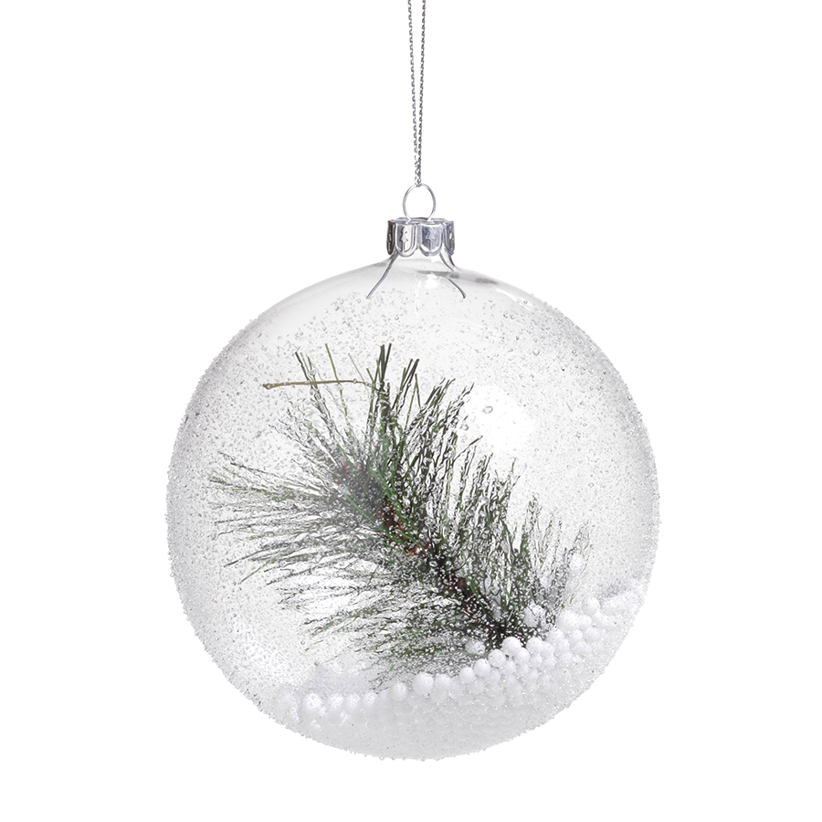 Clear Pine Needle Ornament