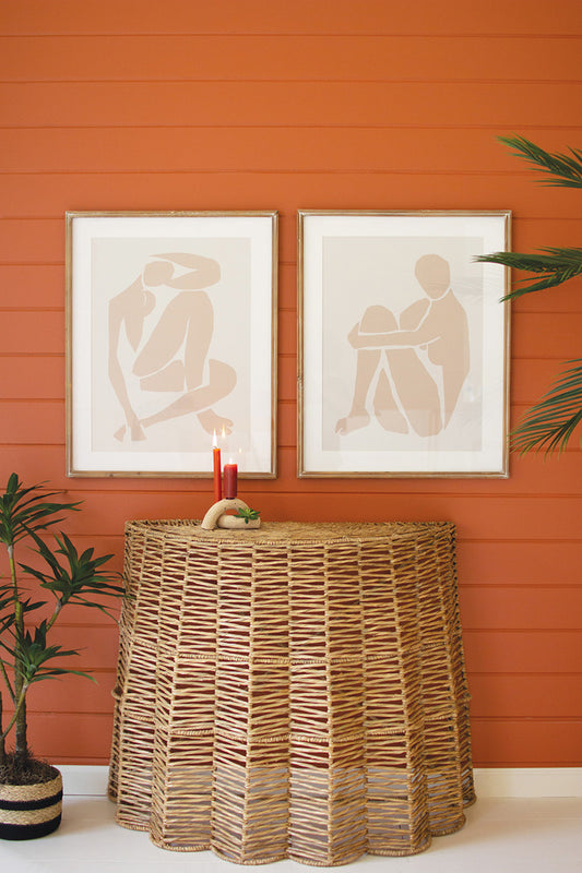 Blush Nude Prints- Set of 2