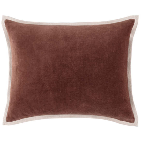 Gehry Velvet/Linen Lumbar Pillow