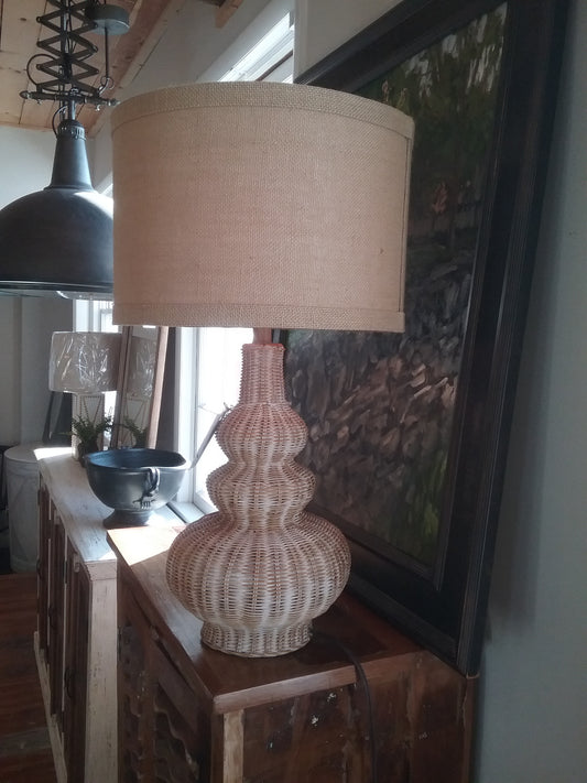 Wicker Lamp