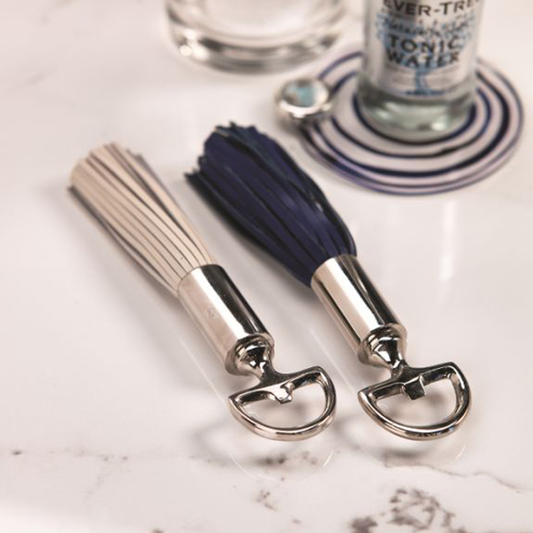 Royal Leather Tassel Bottle Opener