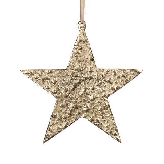 Raw Aluminum Star Ornament