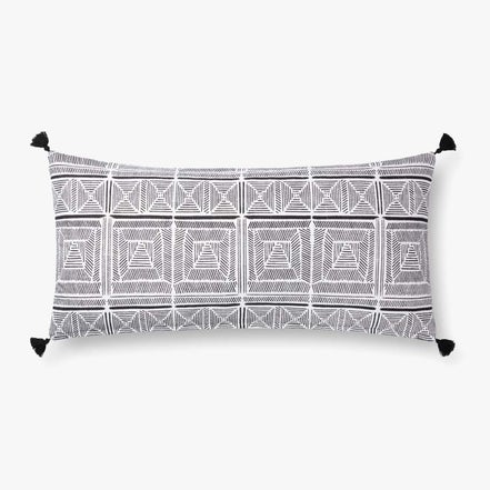 Black/White Bolster Pillow