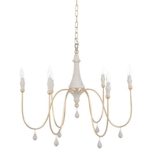 Clay Chandelier  (Small)
