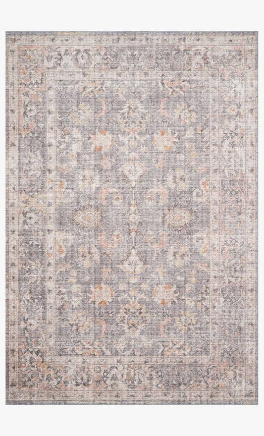 Skye Rug Collection - Grey/Apricot (01)