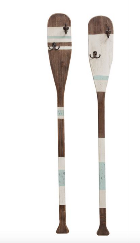 Wood Paddle Wall Decor