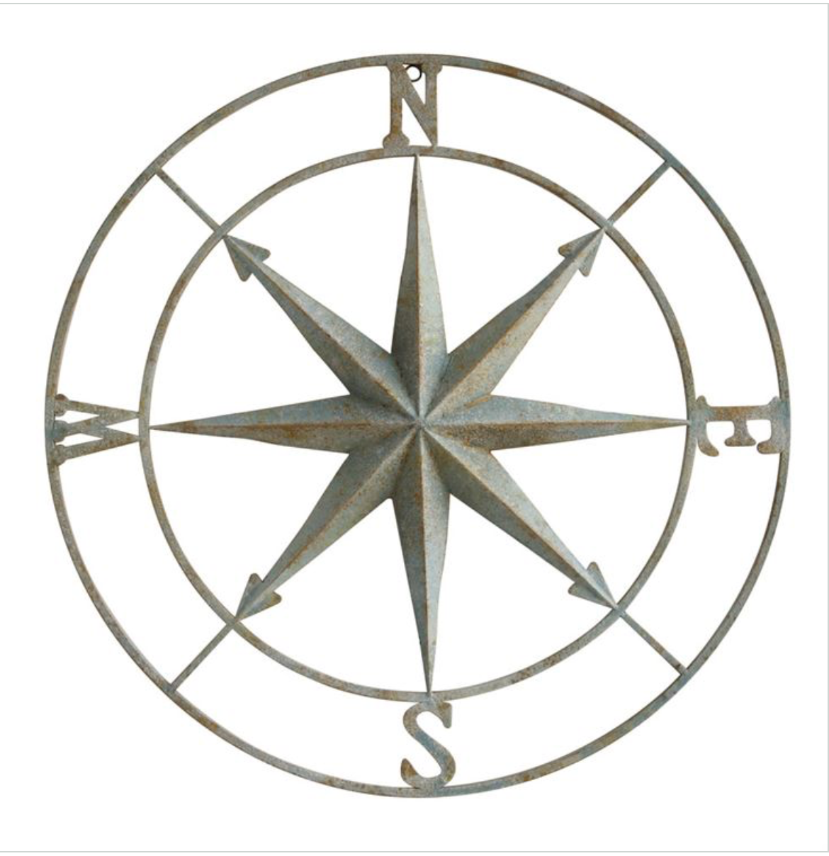 Round Metal Compass