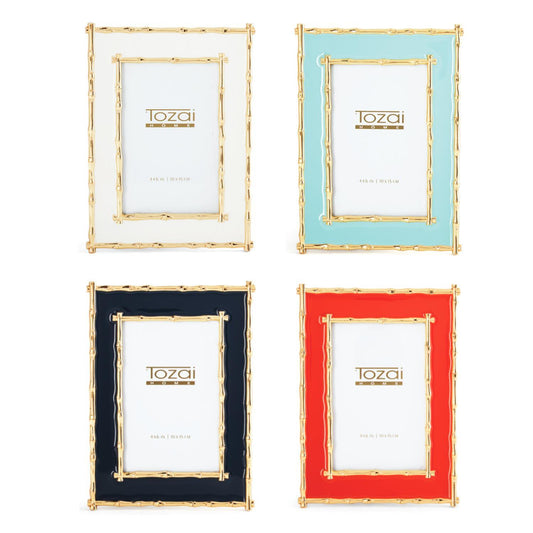 Brynn Gold Bamboo Photo Frames