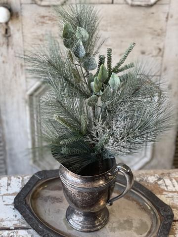 Silver Laced Pine Spray