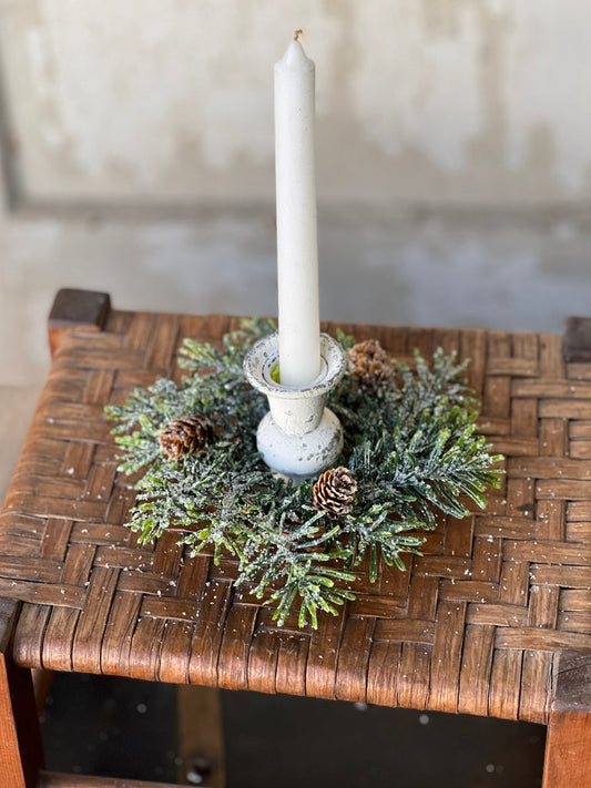 Snowshoe Hemlock Candle Ring